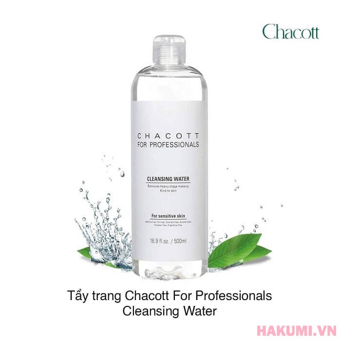 Nước tẩy trang Chacott For Professionals Cleansing Water 1